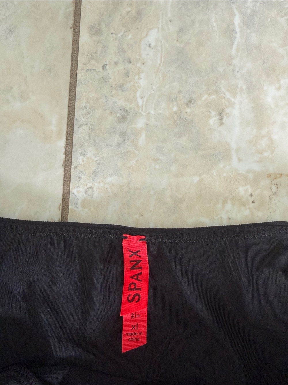 SPANX Black Slip Cami with V-Neckline - Picture 2 of 3